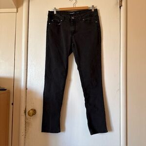 Jordache Skinny Stretch Mid Rise Black Denim Jeans | Women's 10